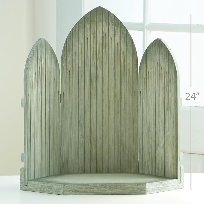 Christmas Story Sanctuary – Nativity Display Backdrop detail view for meaningful Christmas keepsake display
